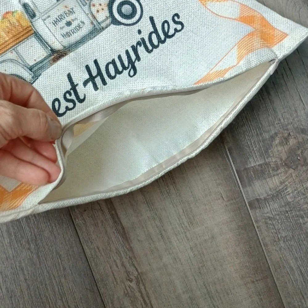 Harvest Hayrides Accent Pillow Covers
